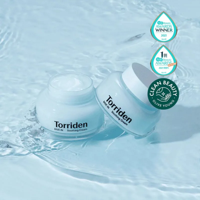 Torriden – Dive-in Low Molecular Hyaluronic Acid Soothing Cream, 100ml - Image 3