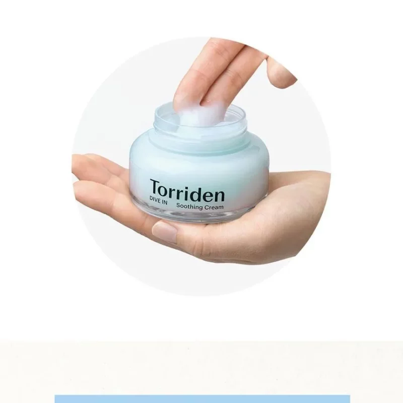 Torriden – Dive-in Low Molecular Hyaluronic Acid Soothing Cream, 100ml - Image 2