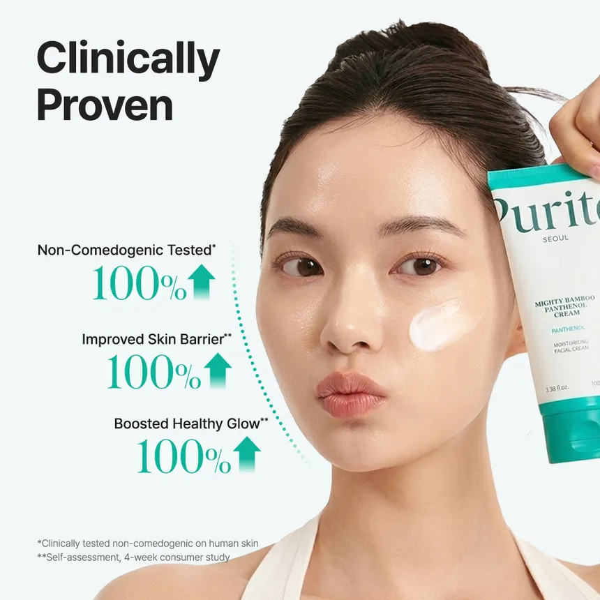PURITO – Mighty Bamboo Panthenol Cream, 100ml - Image 4
