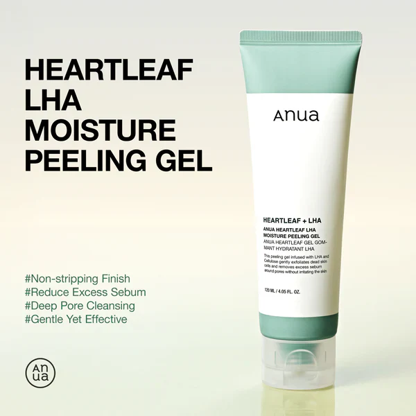 Anua Heartleaf LHA Moisture Peeling Gel – 120 ml - Image 3